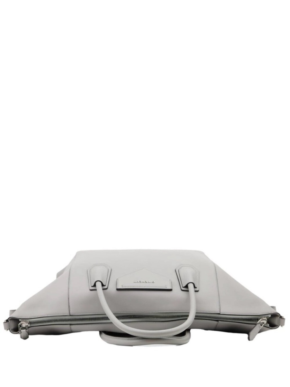 NEW Givenchy Antigona Leather Satchel Tote in Light Gray Leather - Picture 13 of 15